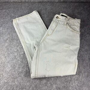 CJ Black Premium Relaxed Straight Jeans‎ Mens 36x32 Light Wash Distressed